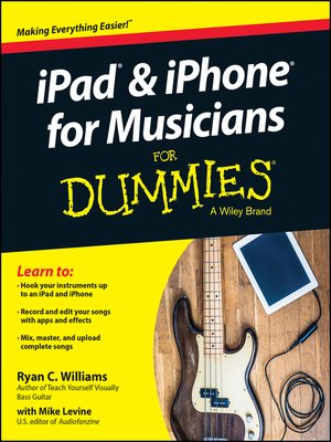 cover image of iPad and iPhone For Musicians For Dummies